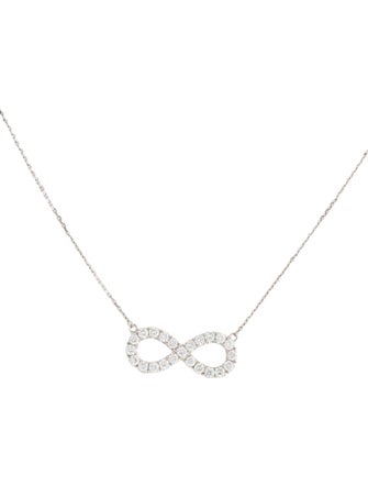 Aamiaa 14K Lab-Grown Diamond Infinity Necklace