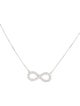 Aamiaa 14K Lab-Grown Diamond Infinity Necklace