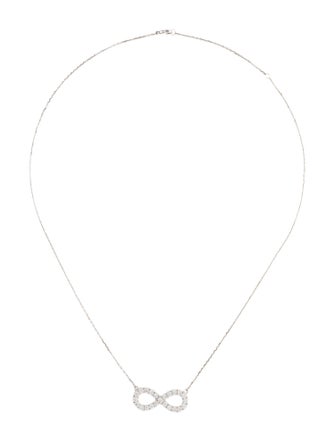 Aamiaa 14K Lab-Grown Diamond Infinity Necklace