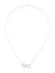 Aamiaa 14K Lab-Grown Diamond Infinity Necklace