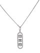 Aamiaa 14K 2.15ctw Lab-Grown Diamond Vertical Paperclip Pendant Neckace