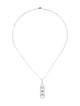 Aamiaa 14K 2.15ctw Lab-Grown Diamond Vertical Paperclip Pendant Neckace