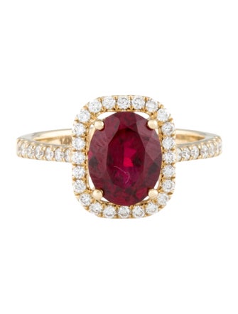 Aamiaa 14K Lab-Grown Diamond & Synthetic Sapphire Cocktail Ring