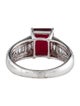 Aamiaa 14K Synthetic Ruby & Lab-Grown Diamond Cocktail Ring