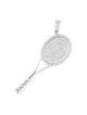 Aamiaa 14K 1.01ct Lab-Grown Diamond Tennis Racket Pendant
