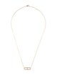 Aamiaa 14K Lab-Grown Diamond Paperclip Necklace