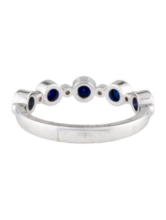Aamiaa 14K Synthetic Sapphire Band