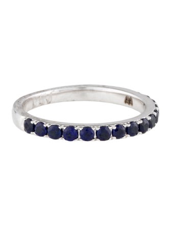Aamiaa 14K Synthetic Sapphire Band