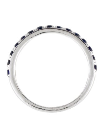 Aamiaa 14K Synthetic Sapphire Band