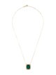 Aamiaa 14K Emerald & Diamond Pendant Necklace