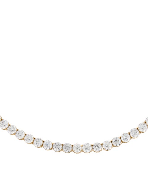 Aamiaa 14K 77.63ctw Lab-Grown Diamond Tennis Necklace