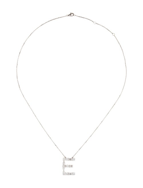 Aamiaa 14K 2.25ctw Lab Grown Diamond Letter 'E' Necklace