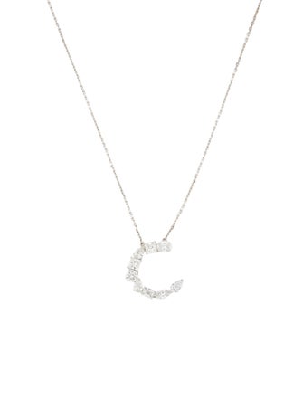 Aamiaa 14K 1.99ctw Lab-Grown Diamond 'C' Necklace