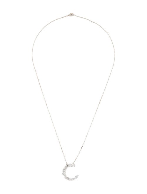 Aamiaa 14K 1.99ctw Lab-Grown Diamond 'C' Necklace