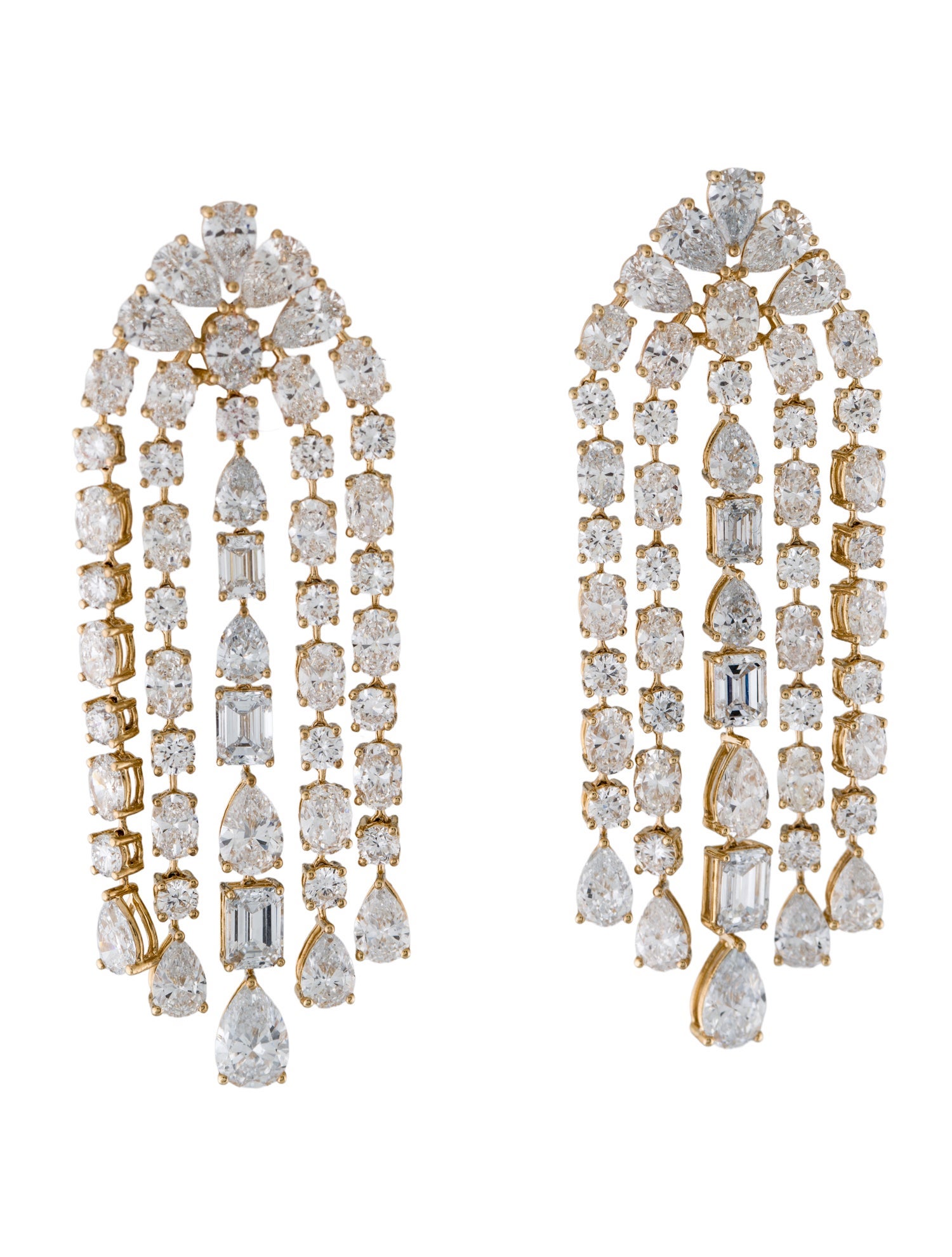 Aamiaa 14K 11.11ctw Lab-Grown Diamond Chandelier Earrings
