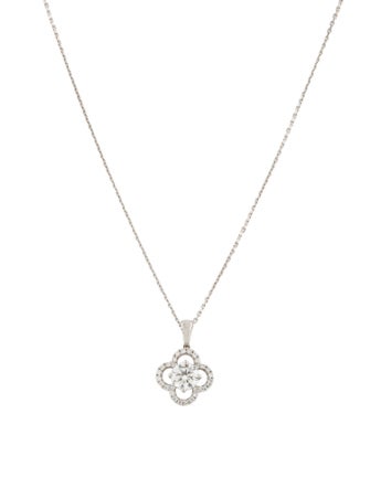 Aamiaa 14K 1.98ctw Lab-Grown Diamond Clover Necklace