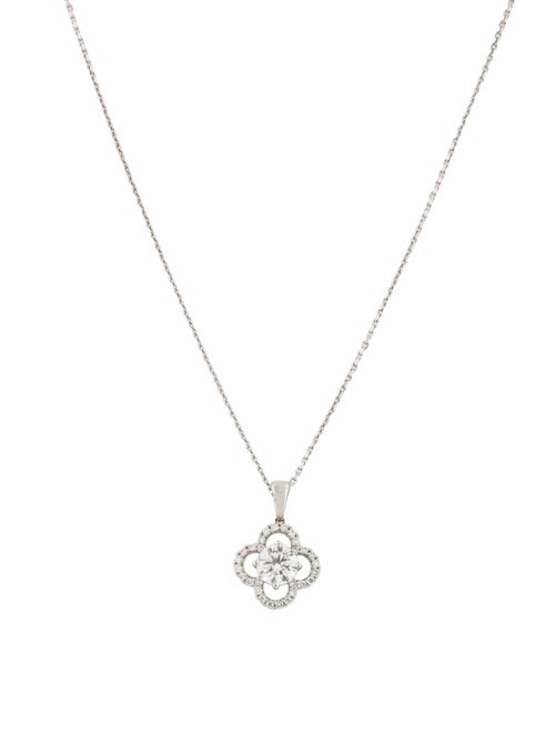 Aamiaa 14K 1.98ctw Lab-Grown Diamond Clover Necklace