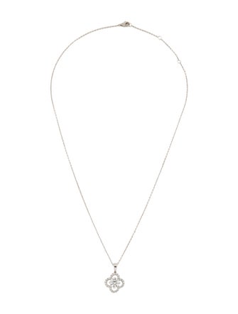 Aamiaa 14K 1.98ctw Lab-Grown Diamond Clover Necklace