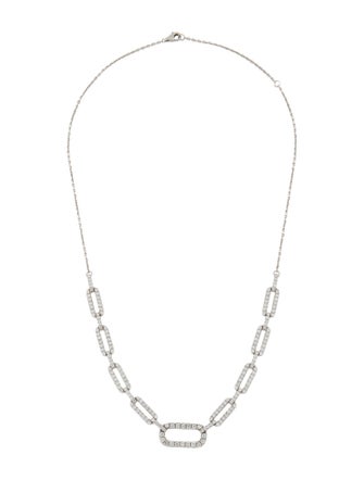 Aamiaa 14K 3.34ctw Lab-Grown Diamond Paperclip Necklace