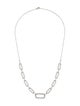 Aamiaa 14K 3.34ctw Lab-Grown Diamond Paperclip Necklace