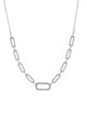 Aamiaa 14K 3.34ctw Lab-Grown Diamond Paperclip Necklace
