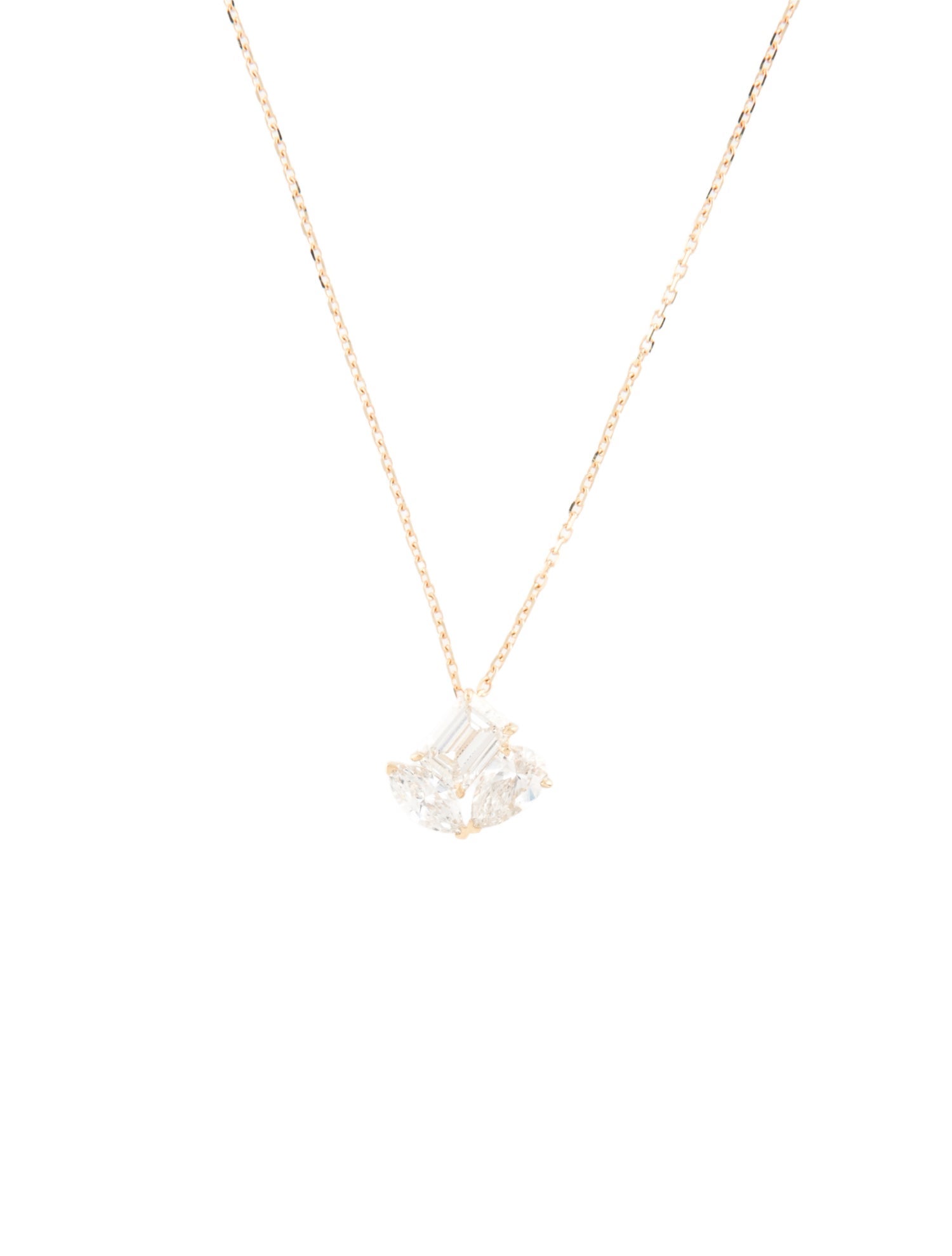 Aamiaa 14K 1.60ctw Lab-Grown Diamond Pendant Necklace