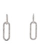 Aamiaa 14K Lab-Grown Diamond Huggie Drop Earrings