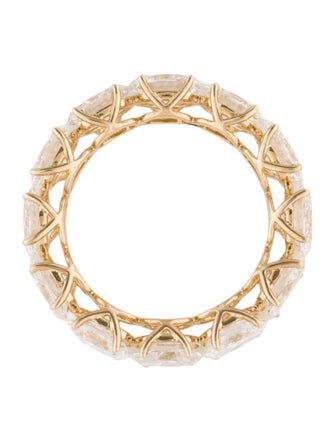 Aamiaa 14K 5.64ctw Lab-Grown Diamond Eternity Band
