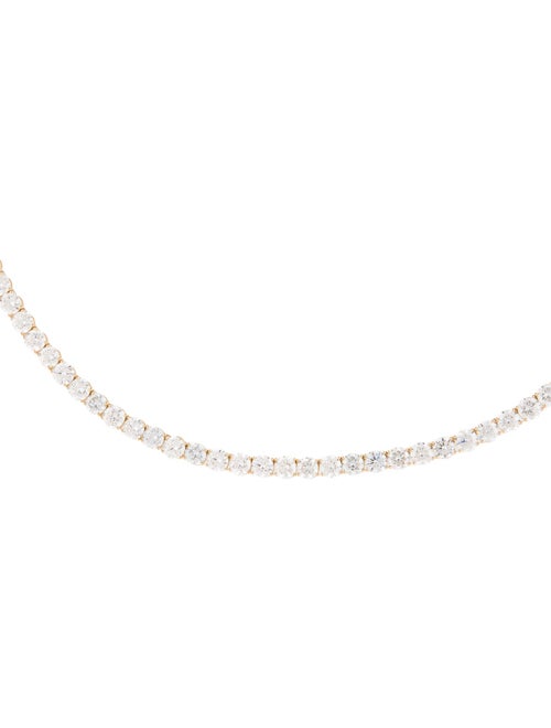 Aamiaa 14K 45.81ct Lab-Grown Diamond Tennis Necklace