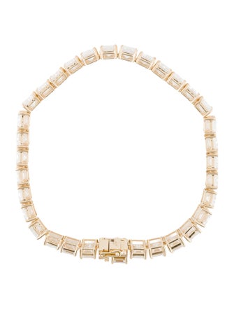 Aamiaa 14K 27.62ctw Lab-Grown Diamond Tennis Bracelet