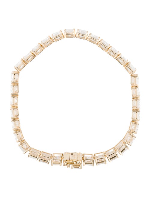 Aamiaa 14K 27.62ctw Lab-Grown Diamond Tennis Bracelet