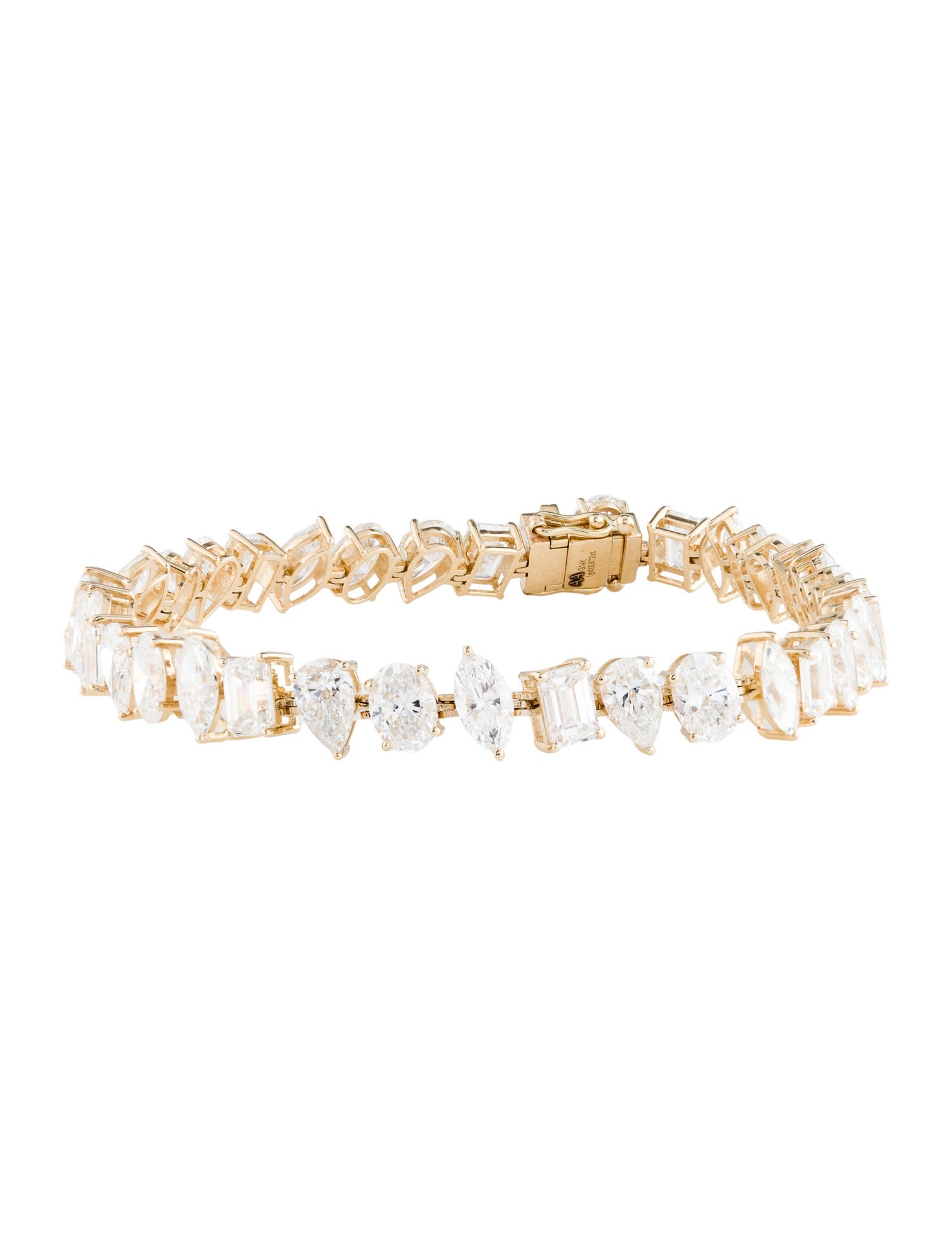 Aamiaa 14K 13.97ctw Lab-Grown Diamond Tennis Bracelet