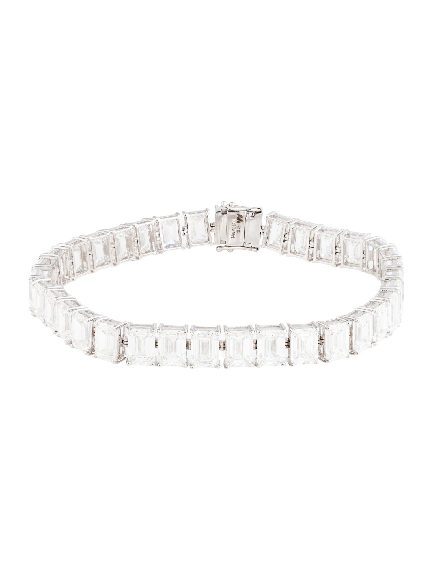 Aamiaa 14K 28.57ctw Lab-Grown Diamond Link Bracelet