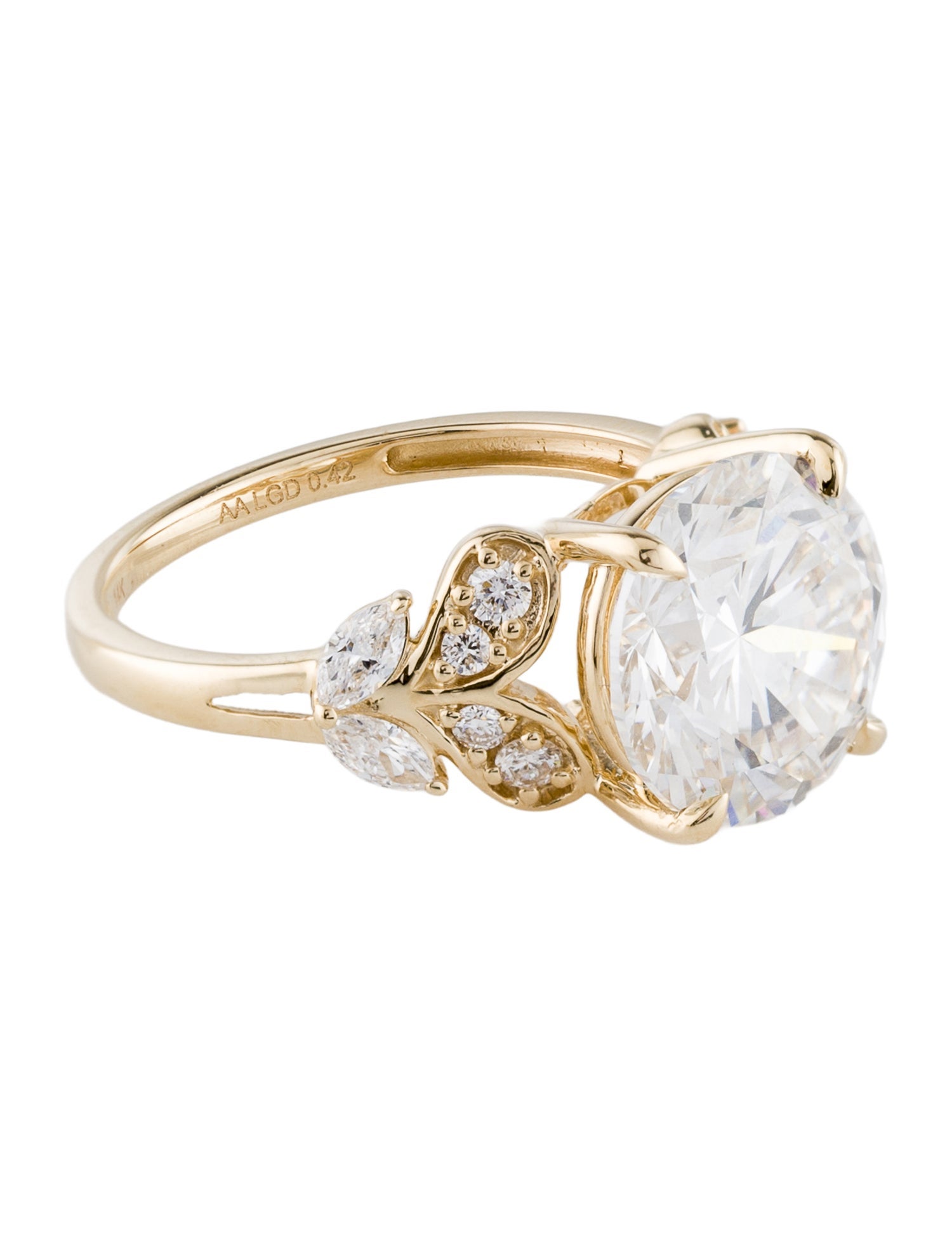 Aamiaa 5.21ct Lab-Grown Diamond Engagement Ring