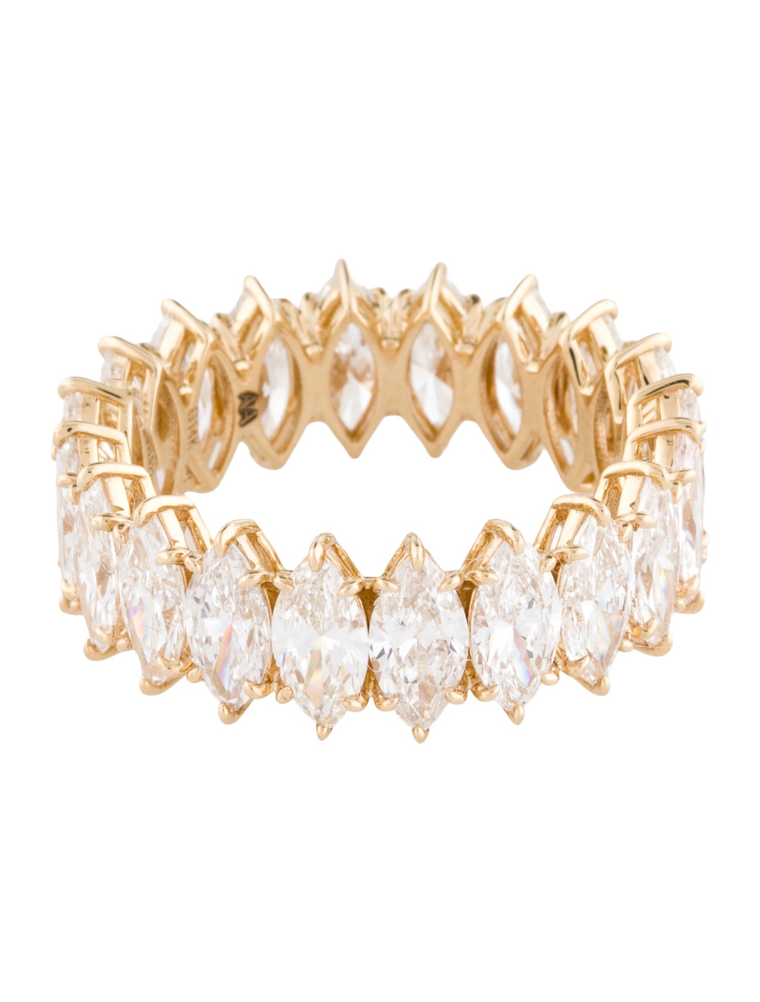 Aamiaa 14K 6.92ctw Lab-Grown Diamond Band