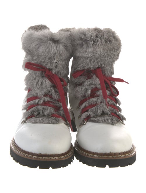 Ammann Town Leather Colorblock Pattern Boots