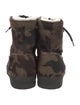 Ammann Town Ponyhair Camouflage Print Lace-Up Boots