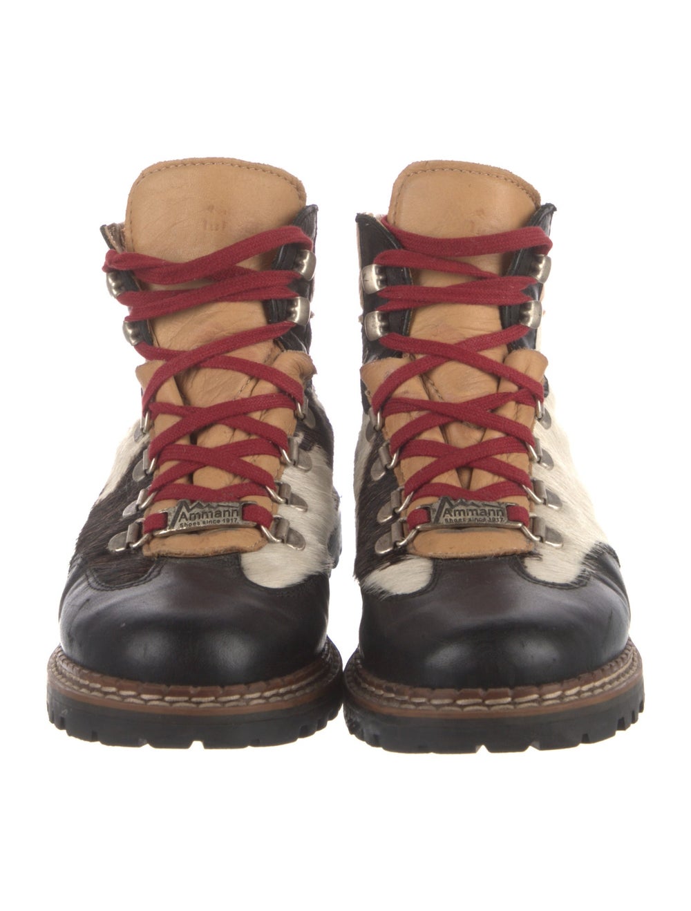Ammann Town Leather Colorblock Pattern Hiking Boo… - image 3