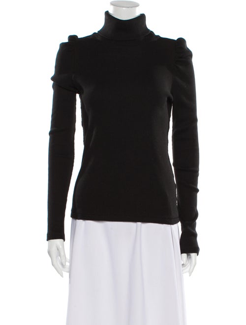 AMO Turtleneck Long Sleeve Top Black