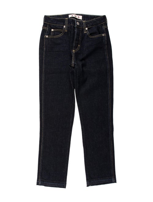 AMO Babe Straight Leg Jeans Blue