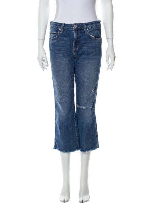 AMO Mid-Rise Wide Leg Jeans Blue