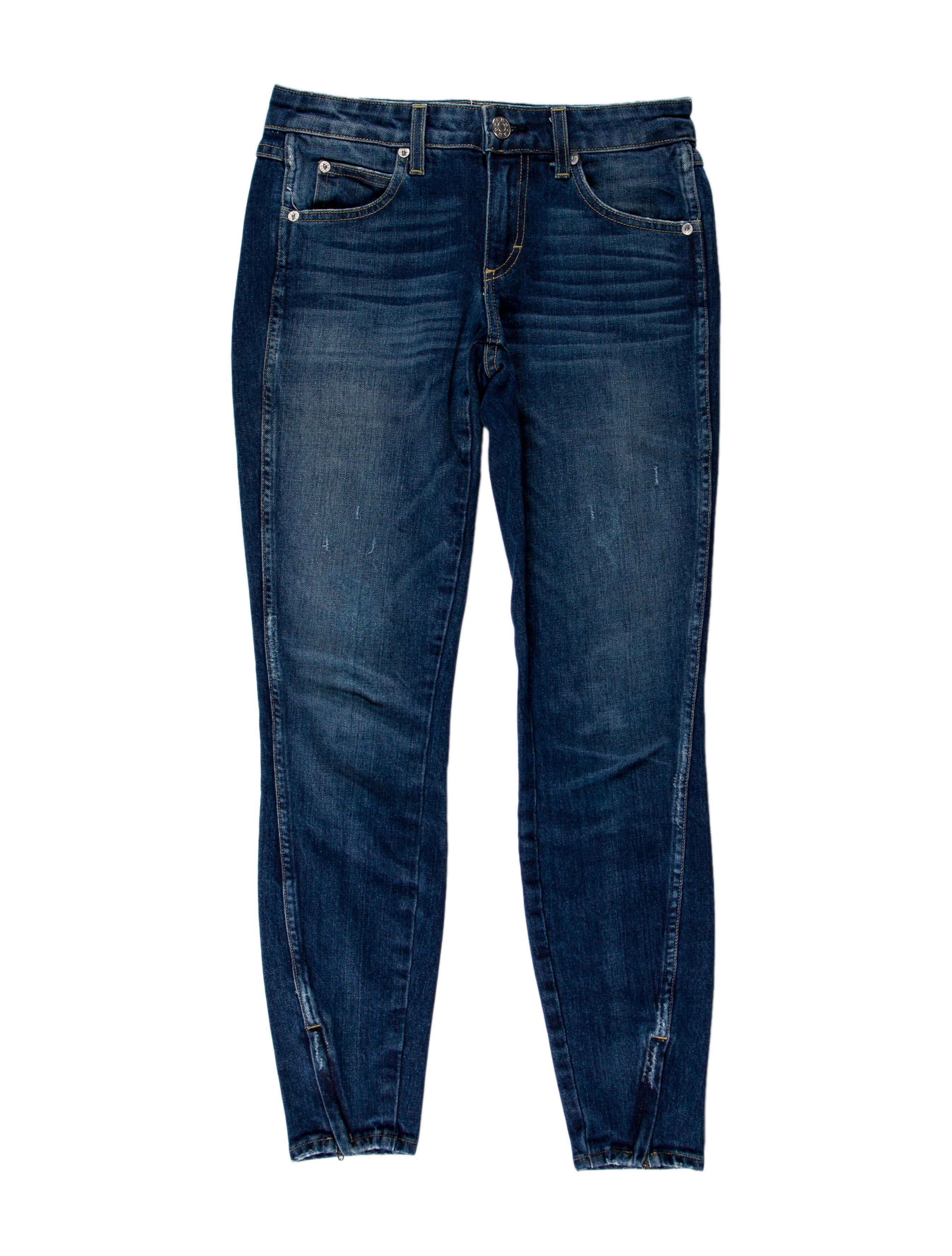AMO Mid-Rise Skinny Leg Jeans