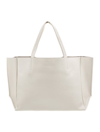 Ampersand As Apostrophe Leather Tote