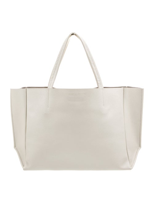 Ampersand As Apostrophe Leather Tote