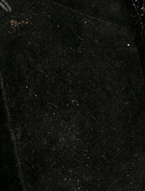 Ampersand As Apostrophe Embossed Leather Top Handle Bag