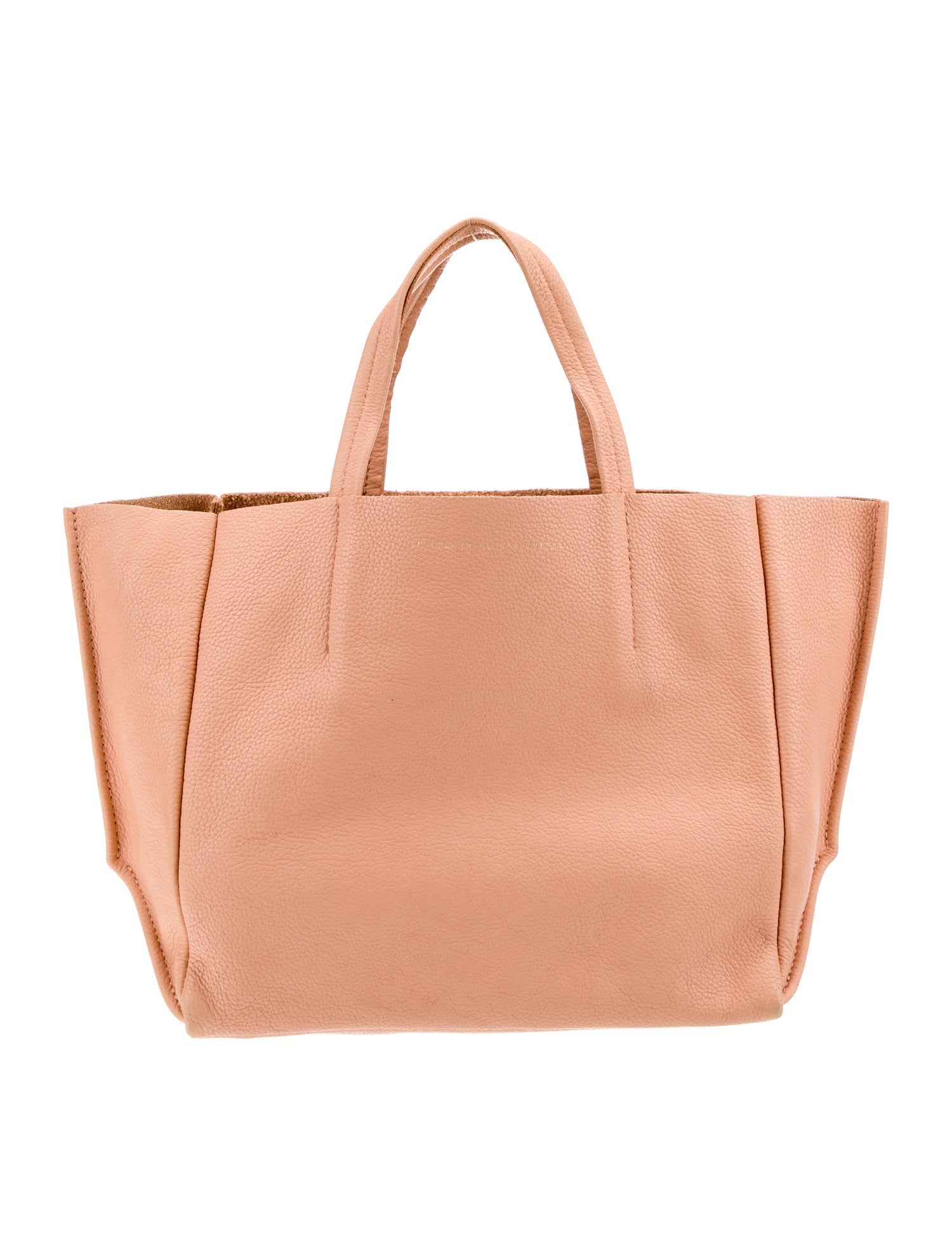 Ampersand As Apostrophe Leather Top Handle Bag