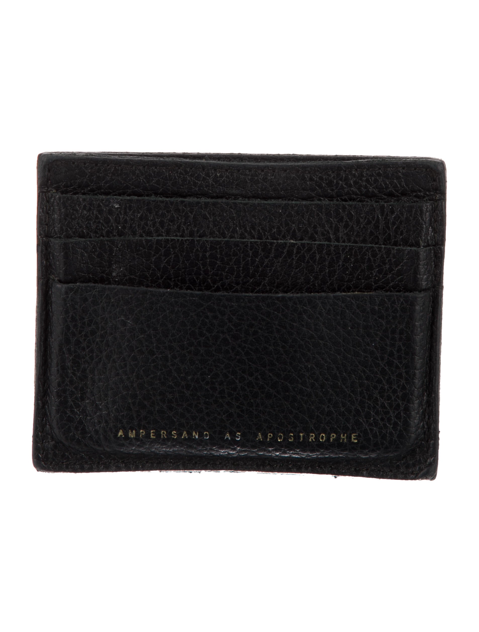 Ampersand As Apostrophe Leather Printed Wallet