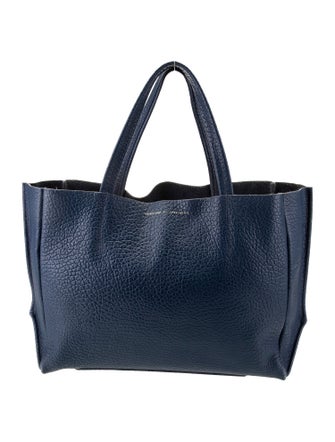 Ampersand As Apostrophe Leather Tote