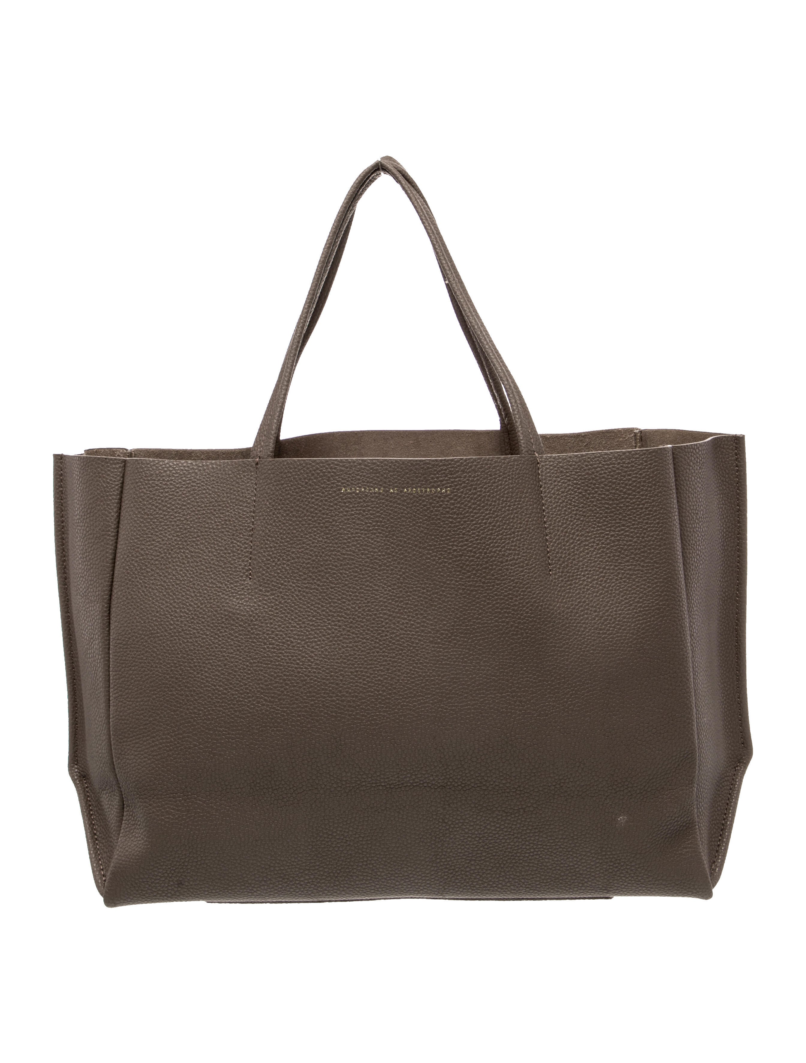 Ampersand As Apostrophe Leather Shoulder Bag