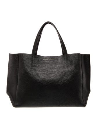 Ampersand As Apostrophe Leather Tote